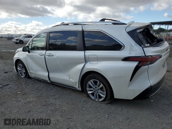 2021 Toyota Sienna Limited with VIN 5TDZRKEC0MS050234, listed as a Copart auction lot 44274465 with 71,644 mi miles and Salvage Title. Bid and sale history available at carsss.com. Image 2.