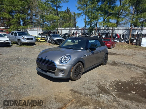 2020 MINI Convertible Cooper с VIN WMWWJ3C0XL3L01427, выставлен на аукционе Copart как лот 51099865 с пробегом 18 934 миль миль и Списание • Salvage title. История ставок и продаж доступна на DreamBid. Изображение 2.