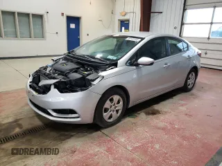 2016 Kia Forte LX with VIN KNAFK4A64G5564629, listed as a Copart auction lot 49143165 with 99,480 mi miles and Salvage Title. Bid and sale history available at carsss.com. Image 1.