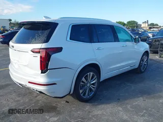 2025 Cadillac XT6 FWD Premium Luxury with VIN 1GYKPCRS9SZ122102, listed as a IAAI auction lot 41677275 with 4,227 mi miles. Bid and sale history available at carsss.com. Image 4.