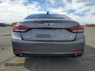 2017 Genesis G80 3.8L with VIN KMHGN4JE9HU167622, listed as a Copart auction lot 77700464 with 43,166 mi miles and Salvage Title. Bid and sale history available at DreamBid. Image 6.