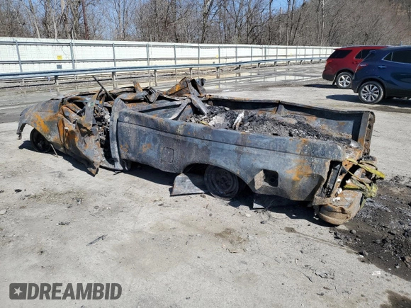 1987 Ford F-150 with VIN 1FTEF14N1HLA56135, listed as a Copart auction lot 49605055 with 0 mi miles and Salvage Title. Bid and sale history available at carsss.com. Image 2.