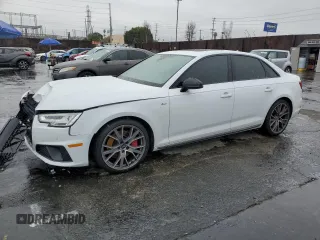 2019 Audi A4 Premium Plus with VIN WAUENAF43KN016851, listed as a Copart auction lot 47982565 with 133,088 mi miles and Salvage Title. Bid and sale history available at carsss.com. Image 1.