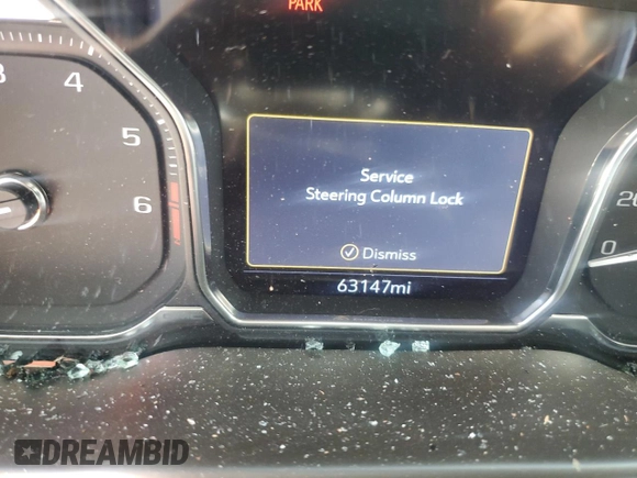 2020 GMC Sierra 1500 Denali with VIN 1GTU9FEL3LZ164890, listed as a Copart auction lot 51253935 with 63,147 mi miles and Non Repairable. Bid and sale history available at DreamBid. Image 9.