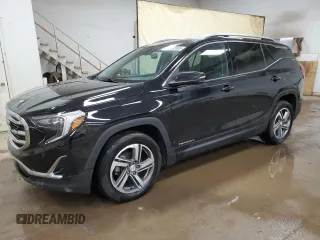 2018 GMC Terrain SLT with VIN 3GKALPEV7JL326914, listed as a Copart auction lot 47280805 with 140,850 mi miles and Clean Title. Bid and sale history available at carsss.com. Image 1.