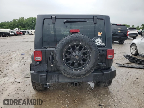 2013 Jeep Wrangler Sport with VIN 1C4AJWAG1DL538730, listed as a Copart auction lot 58784905 with 145,477 mi miles and Salvage title. Bid and sale history available at DreamBid. Image 6.