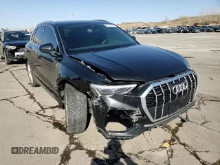 2020 Audi Q3 S line Premium Plus with VIN WA1EECF36L1040120, listed as a Copart auction lot 52399825 with 86,757 mi miles and Salvage title. Bid and sale history available at DreamBid. Image 14.