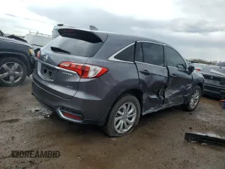 2017 Acura RDX Technology with VIN 5J8TB4H50HL013826, listed as a Copart auction lot 53980775 with 33,837 mi miles and Salvage title. Bid and sale history available at DreamBid. Image 3.