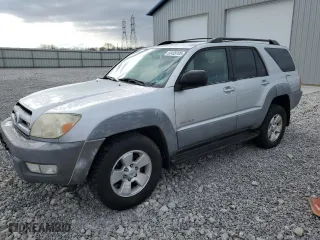 2003 Toyota 4Runner SR5 with VIN JTEBT14R030001986, listed as a Copart auction lot 52435705 with 224,847 mi miles and Clean Title. Bid and sale history available at carsss.com. Image 1.