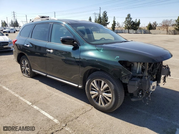 2019 Nissan Pathfinder SV with VIN 5N1DR2MM4KC586120, listed as a Copart auction lot 46533925 with 165,234 mi miles and Salvage Title. Bid and sale history available at carsss.com. Image 4.