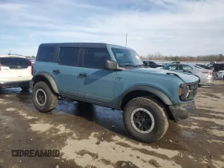 2023 Ford Bronco with VIN 1FMDE5DH1PLB25934, listed as a Copart auction lot 45305145 with 52,775 mi miles and Salvage Title. Bid and sale history available at DreamBid. Image 4.