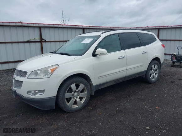 2012 Chevrolet Traverse LTZ with VIN 1GNKVLED7CJ292629, listed as a IAAI auction lot 41871007 with 183,673 mi miles. Bid and sale history available at carsss.com. Image 2.