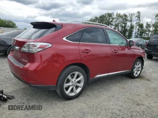 2010 Lexus RX 350 with VIN 2T2BK1BAXAC004977, listed as a Copart auction lot 62608295 with 132,752 mi miles and Non repairable. Bid and sale history available at DreamBid. Image 3.