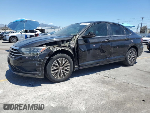 2020 Volkswagen Jetta S with VIN 3VWC57BU9LM089606, listed as a Copart auction lot 56483615 with 76,441 mi miles and Salvage title. Bid and sale history available at DreamBid. Image 1.