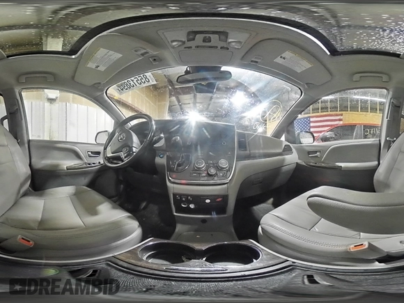 2018 Toyota Sienna XLE with VIN 5TDDZ3DC9JS207322, listed as a Copart auction lot 85513894 with 91,441 mi miles and Salvage Title. Bid and sale history available at carsss.com. Image 14.