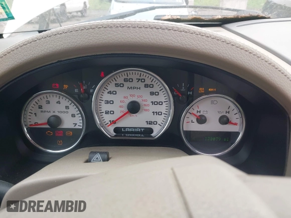 2008 Ford F-150 XLT with VIN 1FTPW14548FC05886, listed as a IAAI auction lot 42342447 with 173,079 mi miles and . Bid and sale history available at DreamBid. Image 7.