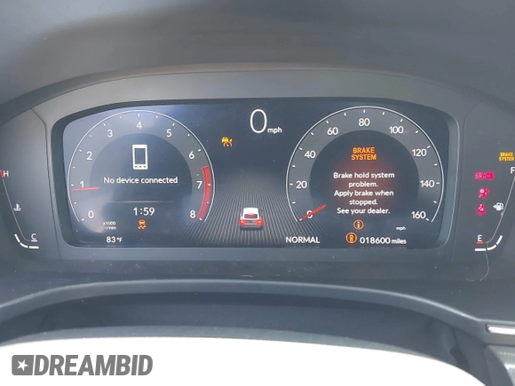 2024 Acura Integra Technology with VIN 19UDE4G77RA028884, listed as a IAAI auction lot 42444091 with 18,600 mi miles and . Bid and sale history available at DreamBid. Image 7.