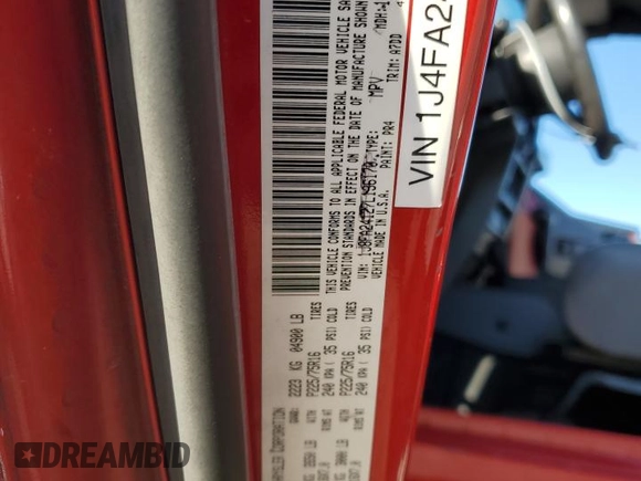 2009 Jeep Wrangler X with VIN 1J4FA24199L720554, listed as a Copart auction lot 88129665 with 67,840 mi miles and Salvage title. Bid and sale history available at DreamBid. Image 15.