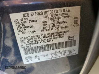 2002 Ford Escape XLT Choice with VIN 1FMYU041X2KE08843, listed as a Copart auction lot 49294115 with 177,128 mi miles and Salvage Title. Bid and sale history available at carsss.com. Image 12.