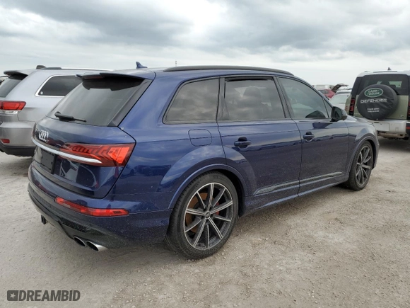 2021 Audi SQ7 Prestige with VIN WA1VWBF7XMD011987, listed as a Copart auction lot 74781474 with NaN miles and Non Repairable. Bid and sale history available at carsss.com. Image 3.