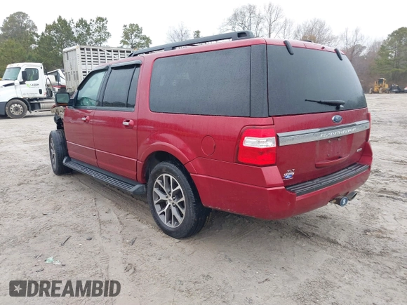 2017 Ford Expedition Max XLT with VIN 1FMJK1HT4HEA64345, listed as a IAAI auction lot 41429520 with 119,233 mi miles and . Bid and sale history available at DreamBid. Image 3.