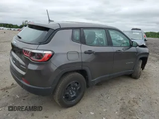 2021 Jeep Compass Sport z VIN 3C4NJDAB9MT521057, wystawiony jako Copart lot #58855775 z przebiegiem 37 135 mil mil oraz Szkoda całkowita • Salvage title. Historia ofert i sprzedaży dostępna na DreamBid. Obrazek 3.