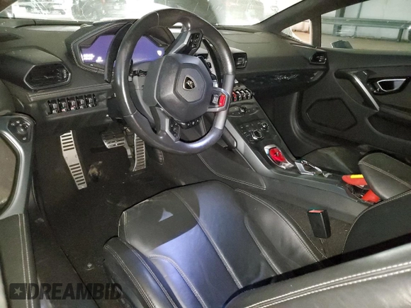 2015 Lamborghini Huracan z VIN ZHWUC1ZF7FLA00665, wystawiony jako Copart lot #78672804 z przebiegiem 94 831 mil mil oraz Szkoda całkowita • Salvage title. Historia ofert i sprzedaży dostępna na DreamBid. Obrazek 8.