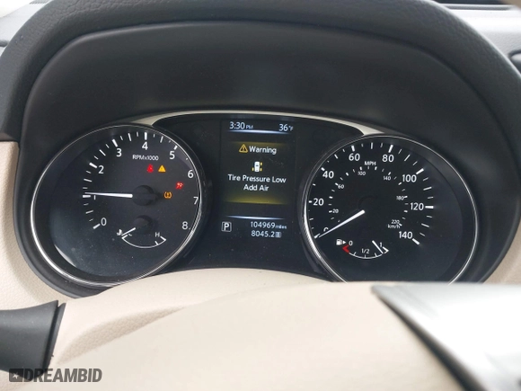 2015 Nissan Rogue S with VIN 5N1AT2MT0FC926994, listed as a IAAI auction lot 41607277 with 104,969 mi miles. Bid and sale history available at carsss.com. Image 7.