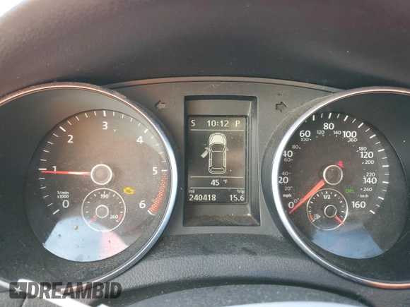 2014 Volkswagen Jetta SportWagen TDI w/Sunroof & Nav with VIN 3VWPL7AJ0EM604378, listed as a Copart auction lot 75892284 with 240,418 mi miles and Non Repairable. Bid and sale history available at carsss.com. Image 9.