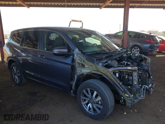 2019 Honda Pilot EX-L with VIN 5FNYF6H56KB099156, listed as a IAAI auction lot 41491204 with 32,651 mi miles. Bid and sale history available at carsss.com. Image 13.