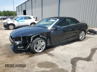 2019 Audi A5 Cabriolet Premium z VIN WAUWNGF55KN003860, wystawiony jako Copart lot #57211135 z przebiegiem 40 023 mil mil oraz Szkoda całkowita • Salvage title. Historia ofert i sprzedaży dostępna na DreamBid. Obrazek 1.