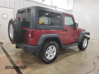 2012 Jeep Wrangler Sport with VIN 1C4GJWAG3CL122090, listed as a Copart auction lot 85251384 with 16,183 mi miles and Clean title. Bid and sale history available at DreamBid. Image 3.