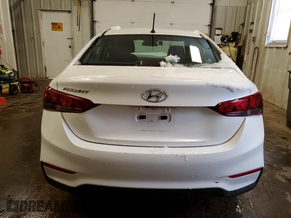2021 Hyundai Accent SE with VIN 3KPC24A64ME130149, listed as a Copart auction lot 39849174 with 54,493 mi miles. Bid and sale history available at carsss.com. Image 6.