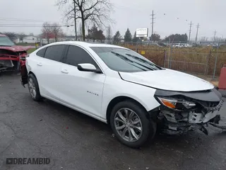 2021 Chevrolet Malibu LT with VIN 1G1ZD5ST4MF047673, listed as a IAAI auction lot 40845537 with 126,502 mi miles. Bid and sale history available at carsss.com. Image 1.