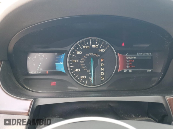2013 Ford Edge Limited with VIN 2FMDK3KC4DBE02723, listed as a Copart auction lot 52996895 with 46,633 mi miles and Salvage Title. Bid and sale history available at DreamBid. Image 9.