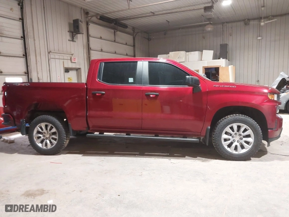 2021 Chevrolet Silverado 1500 Custom with VIN 3GCPYBEK5MG240238, listed as a IAAI auction lot 41952395 with 88,705 mi miles. Bid and sale history available at carsss.com. Image 14.