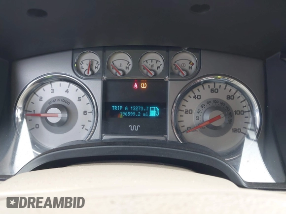 2009 Ford F-150 XL with VIN 1FTPW14VX9KC06789, listed as a IAAI auction lot 40664180 with 196,599 mi miles and . Bid and sale history available at DreamBid. Image 7.