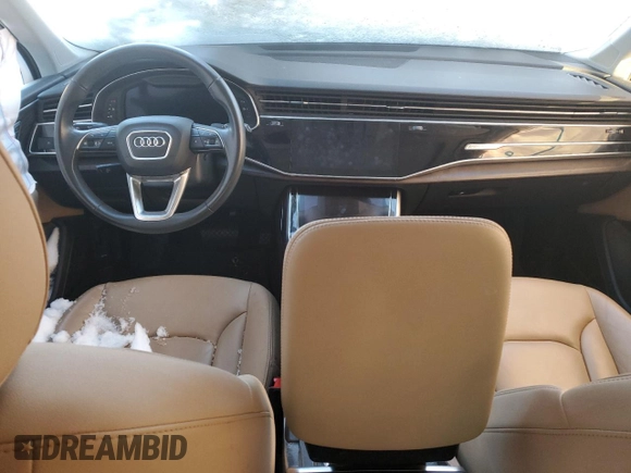 2021 Audi Q7 Premium Plus with VIN WA1LJAF7XMD018454, listed as a Copart auction lot 86490354 with Not provided miles and Salvage title. Bid and sale history available at DreamBid. Image 8.