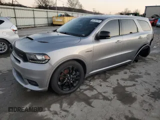 2020 Dodge Durango R/T z VIN 1C4SDHCT5LC154871, wystawiony jako Copart lot #85744754 z przebiegiem 60 164 mil mil oraz Czysty tytuł • Clean title. Historia ofert i sprzedaży dostępna na DreamBid. Obrazek 1.