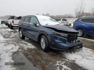 2025 Honda CR-V EX with VIN 5J6RS4H48SL001487, listed as a Copart auction lot 44358835 with 7,970 mi miles and Salvage Title. Bid and sale history available at DreamBid. Image 4.