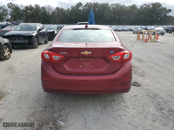 2017 Chevrolet Cruze LT with VIN 1G1BH5SE8H7249620, listed as a Copart auction lot 86529704 with 154,766 mi miles and Non Repairable. Bid and sale history available at carsss.com. Image 6.