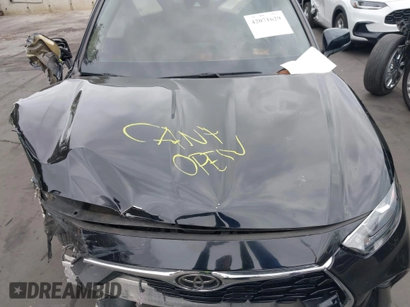 2023 Toyota Highlander L with VIN 5TDKDRAH5PS012464, listed as a IAAI auction lot 42071629 with 49,958 mi miles and . Bid and sale history available at DreamBid. Image 10.