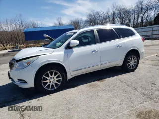 2016 Buick Enclave Leather with VIN 5GAKVBKD5GJ121571, listed as a Copart auction lot 49862885 with 76,352 mi miles and Salvage Title. Bid and sale history available at carsss.com. Image 1.