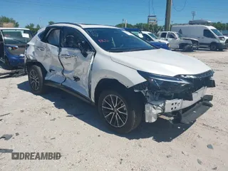 2024 Lexus NX with VIN JTJGGCEZ8R5006094, listed as a IAAI auction lot 41848568 with 23,923 mi miles. Bid and sale history available at carsss.com. Image 1.