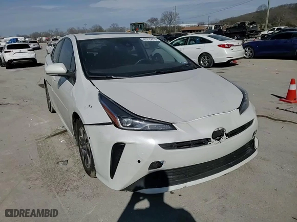 2021 Toyota Prius L Eco with VIN JTDKAMFU5M3133915, listed as a Copart auction lot 47015075 with 56,133 mi miles and Salvage Title. Bid and sale history available at carsss.com. Image 11.