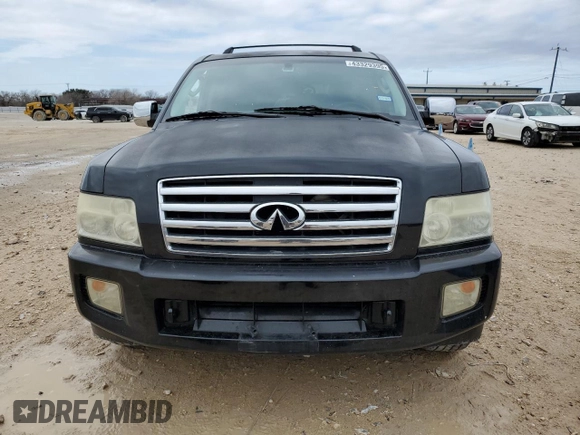2007 Infiniti QX56 with VIN 5N3AA08C27N800671, listed as a Copart auction lot 43329395 with 256,723 mi miles and Salvage Title. Bid and sale history available at carsss.com. Image 5.