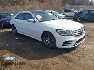 2018 Mercedes-Benz S-Class S 450 with VIN WDDUG6EB7JA375119, listed as a IAAI auction lot 41729428 with 68,084 mi miles. Bid and sale history available at carsss.com. Image 1.