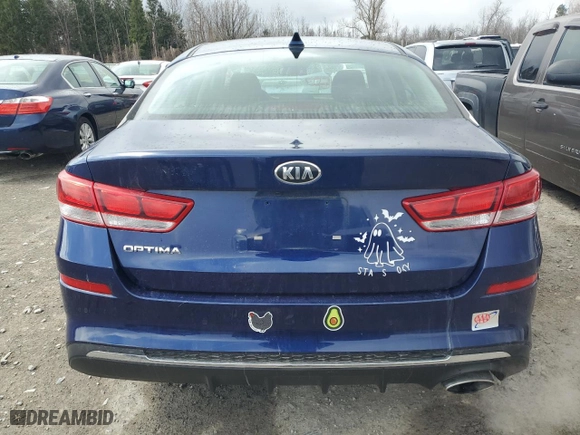 2019 Kia Optima LX with VIN 5XXGT4L37KG359365, listed as a Copart auction lot 50228625 with 65,430 mi miles and Salvage Title. Bid and sale history available at carsss.com. Image 6.