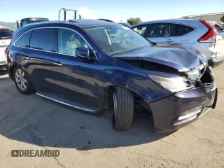 2016 Acura MDX w/Advance with VIN 5FRYD4H97GB043374, listed as a Copart auction lot 41376745 with 143,234 mi miles and Salvage Title. Bid and sale history available at carsss.com. Image 4.
