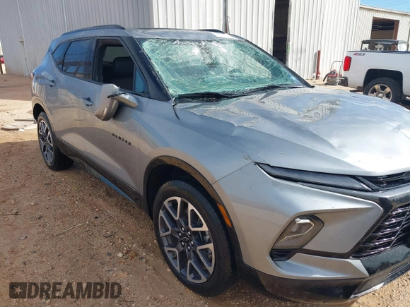 2023 Chevrolet Blazer RS with VIN 3GNKBERS4PS179447, listed as a IAAI auction lot 42210141 with 29,438 mi miles and . Bid and sale history available at DreamBid. Image 17.